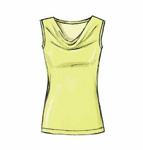 McCall Pattern Company M6963 Misses' Tops, Size F5 "16-18-20-22-24"