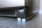 2 Pack Shepherd Hardware 9603 Adjustable Aluminum Appliance Rollers, Silver,