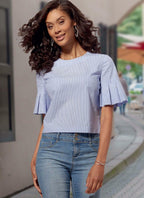 McCall's M8161A5 Misses TOP/Vest, a5 (6-8-10-12-14)