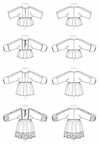 McCall's Women's Loose Fitting Long Sleeve Shirt Sewing, Sizes XS-M Pattern
