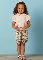 McCall Pattern Short Sleeve Shirt and Pants, Sizes 1/2-4 Sewing Pattern