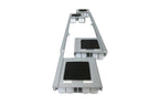 2 Pack Shepherd Hardware 9603 Adjustable Aluminum Appliance Rollers, Silver,
