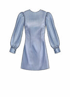 McCall's M7968B5 Women's Loose Fitting Knee-Length Dress Sewing Patterns, Sizes