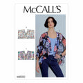 McCall Pattern Company McCall's M8000Y Women's Loose Fitting Cardigan Top Sewing