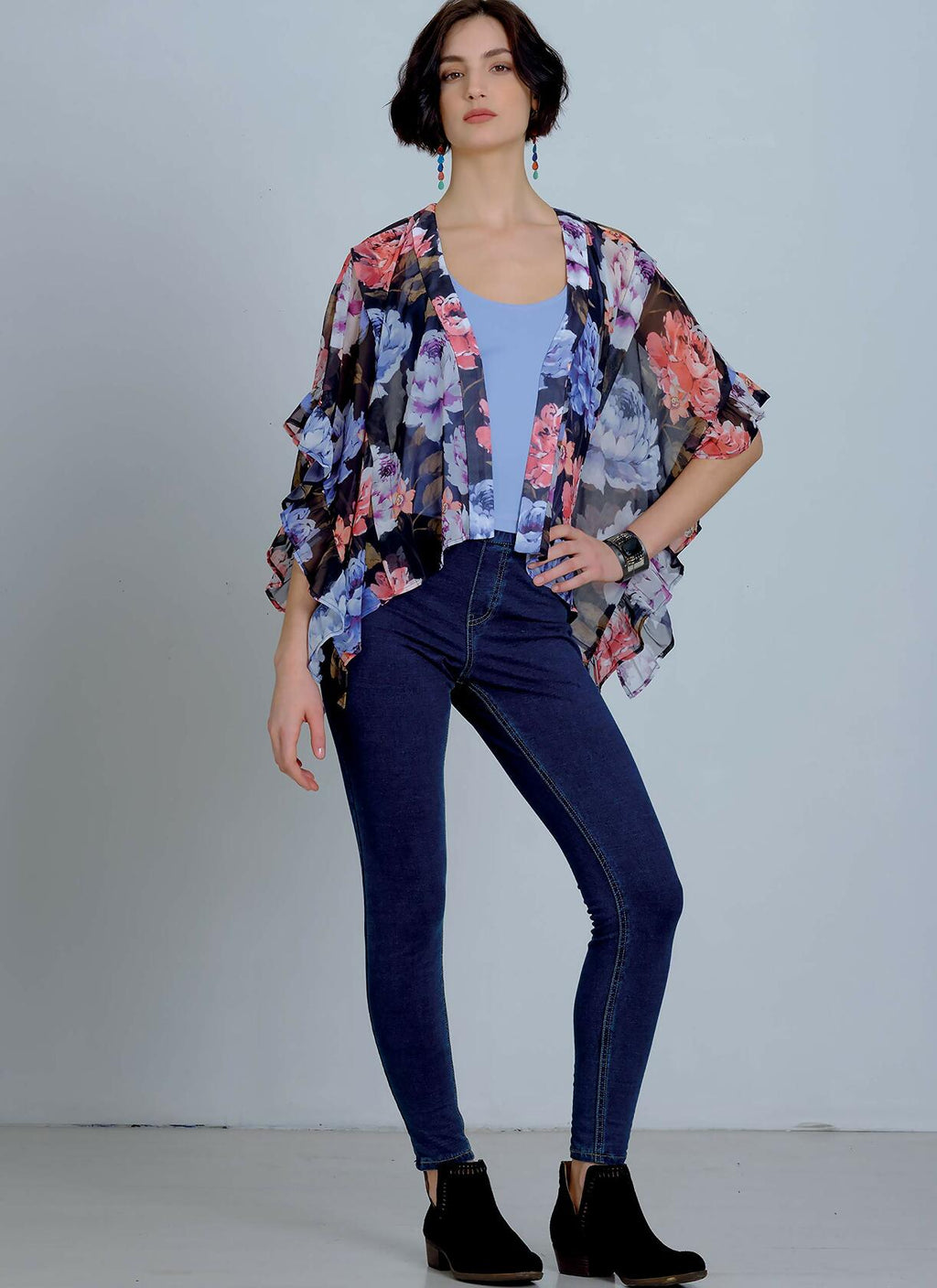 McCall Pattern Company McCall's M8000Y Women's Loose Fitting Cardigan Top Sewing