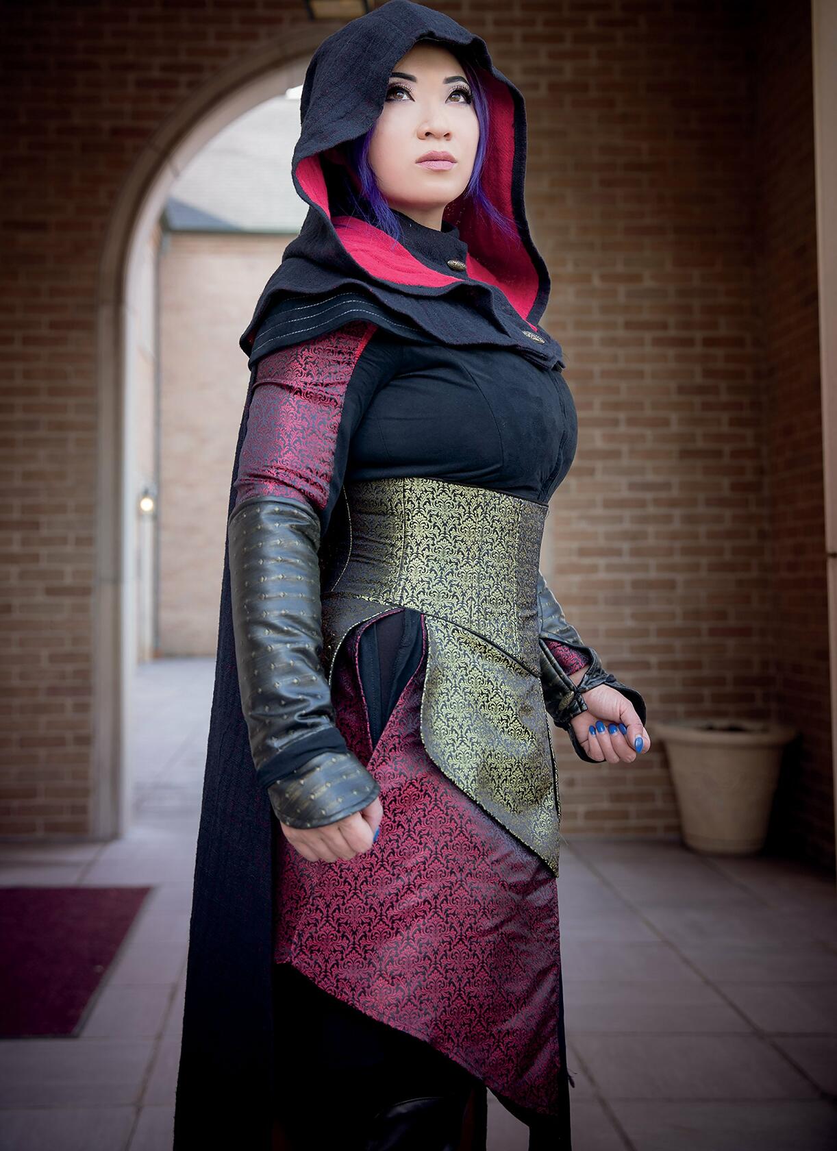 McCall's Patterns Assassin's Dress, Corset, Hood, and Cape Cosplay Costume
