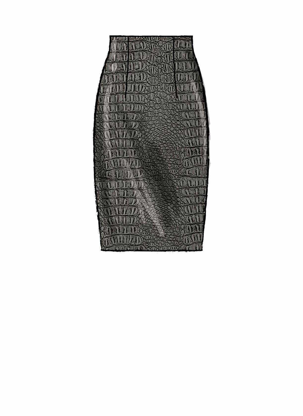 McCall Pattern Company McCall's Women's Close Fit Pullover Top and Skirt, Sizes