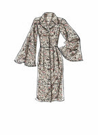 Vogue V9345A5 Easy Women's Notched Collar Dress Sewing Patterns, Sizes 6-14