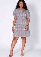 McCall's M7968B5 Women's Loose Fitting Knee-Length Dress Sewing Patterns, Sizes
