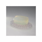 Clear iDesign Plastic Soap Saver, Holder Tray for Bathroom Counter, Shower,