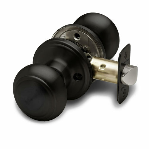 1 Pack Copper Creek Colonial Privacy Interior Door Knob – ANSI Grade-3