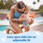 34 Ct Huggies Little Swimmers Disposable Swim Diapers, Size 5-6 (32+ lbs) (2