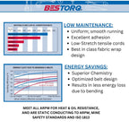 10 Pack BESTORQ A16 or 4L180 V-Belt Classic Wrapped Rubber X3 V-Belt Black 18"