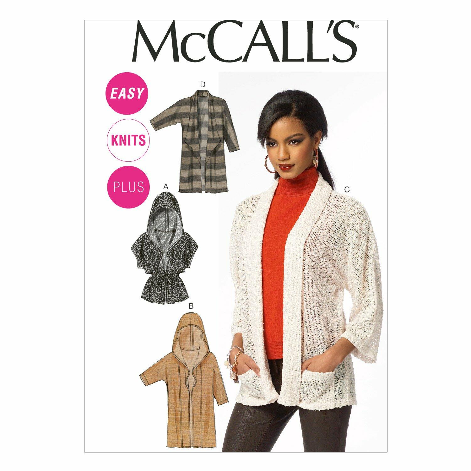 McCalls Misses Sewing Pattern 6802 Outerwear | 8-16