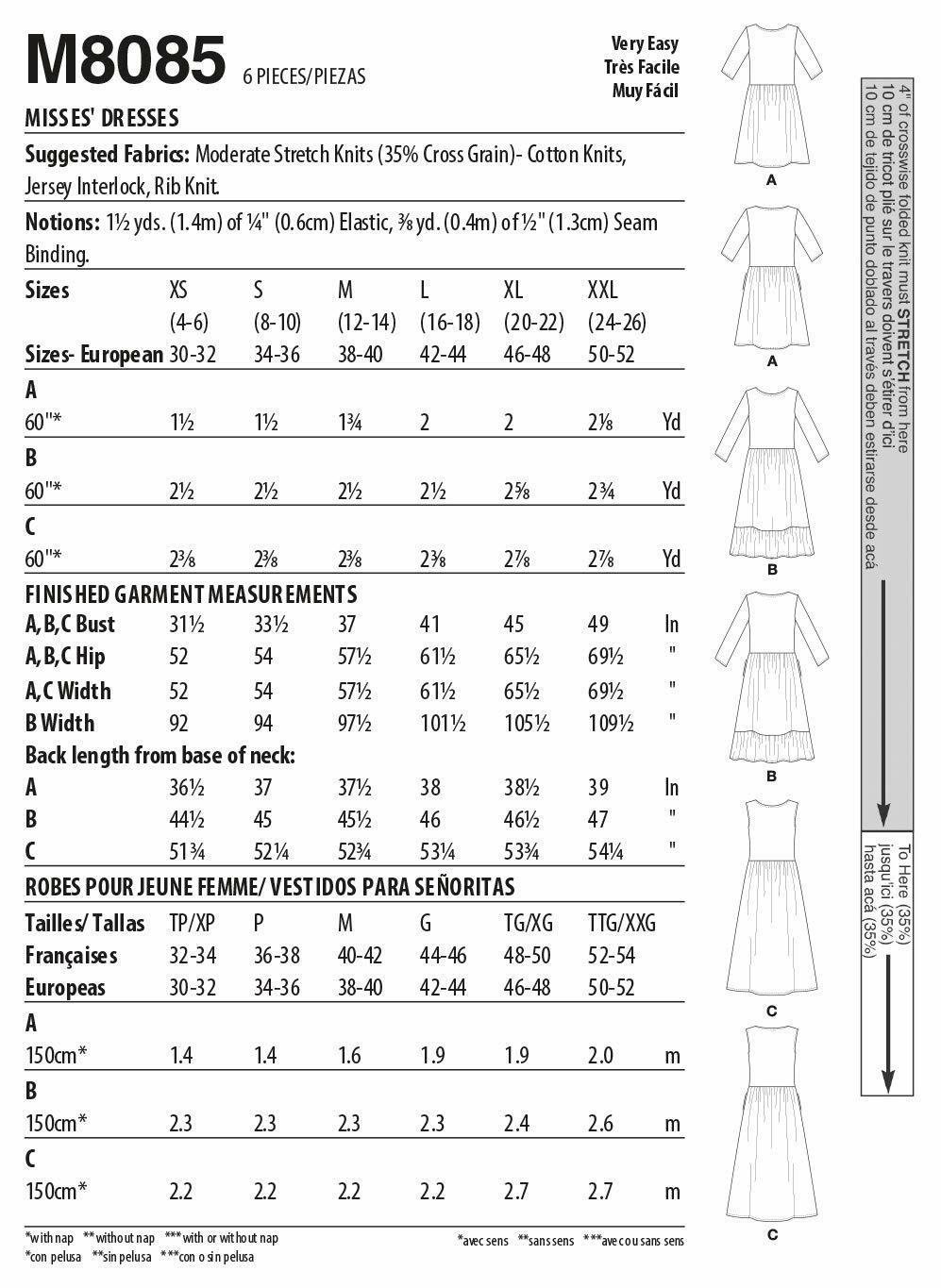 McCall Pattern L-XL-XXL