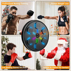 SPUER Music Boxing Machine, Wall-Mounted Punching Machine, Perfect for Adults &