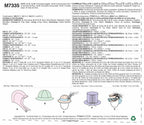 McCall's Patterns M7335 Hats in Five Styles
