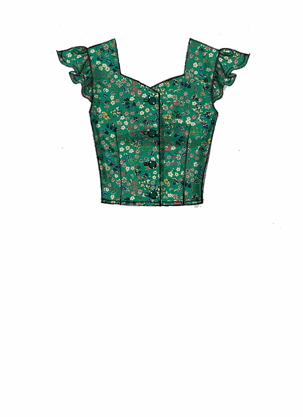 McCall's Patterns McCall's Women's Short, 3/4, and Elbow Length Sleeve Blouse