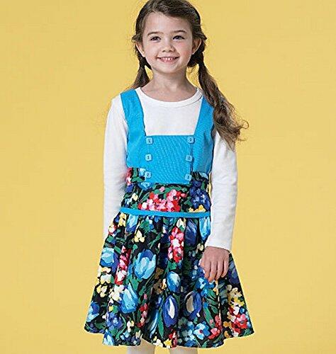 McCall's Patterns M7234 Children's/Girls' Jumper, CDD (2-3-4-5)