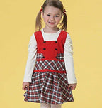 McCall's Patterns M7234 Children's/Girls' Jumper, CDD (2-3-4-5)