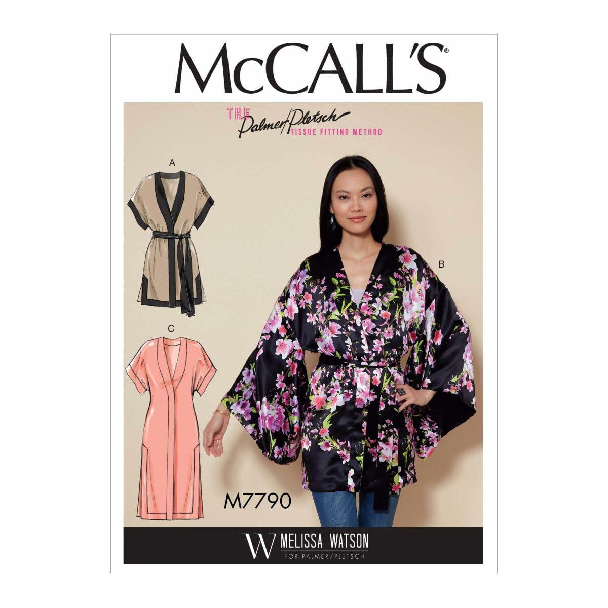 McCall's Patterns Misses' Jacket And Belt Sewing Pattern, X-Small/Small/Medium,