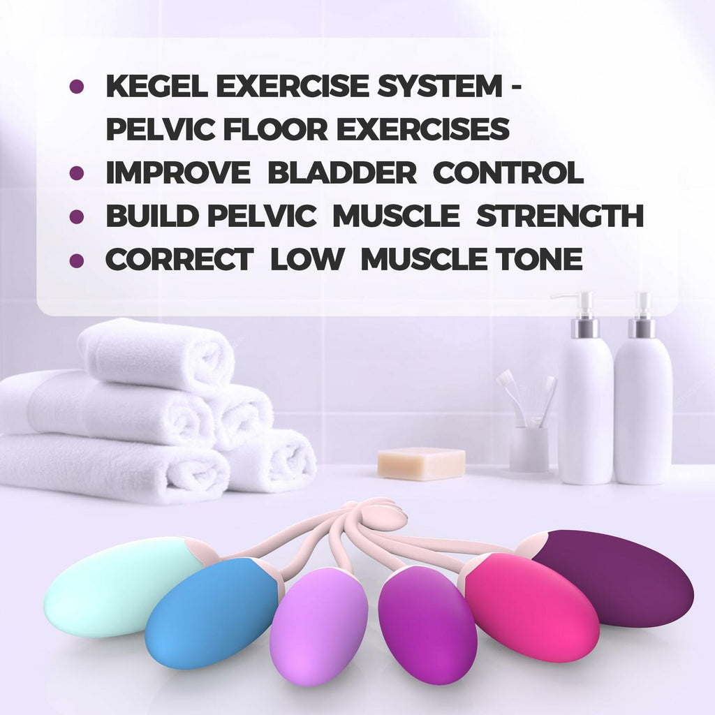 FENHUA Kegel Exercise System–Pelvic Floor Strengthening- Set of 6 Premium