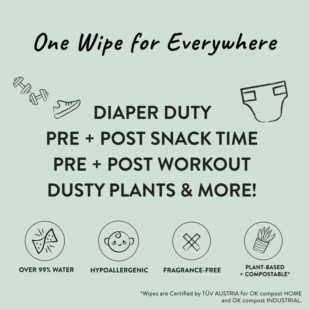 The Honest Company Babe's Clean Bum Gift Set, Size 1  Diapering and Newborn