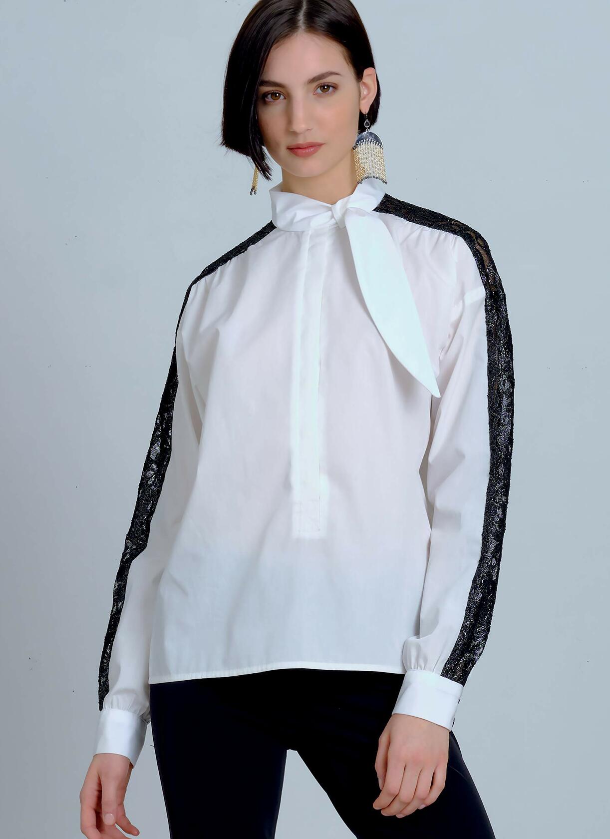 McCall's Women's Loose Fitting Long Sleeve Blouse Sewing Patterns, Sizes 14-22,
