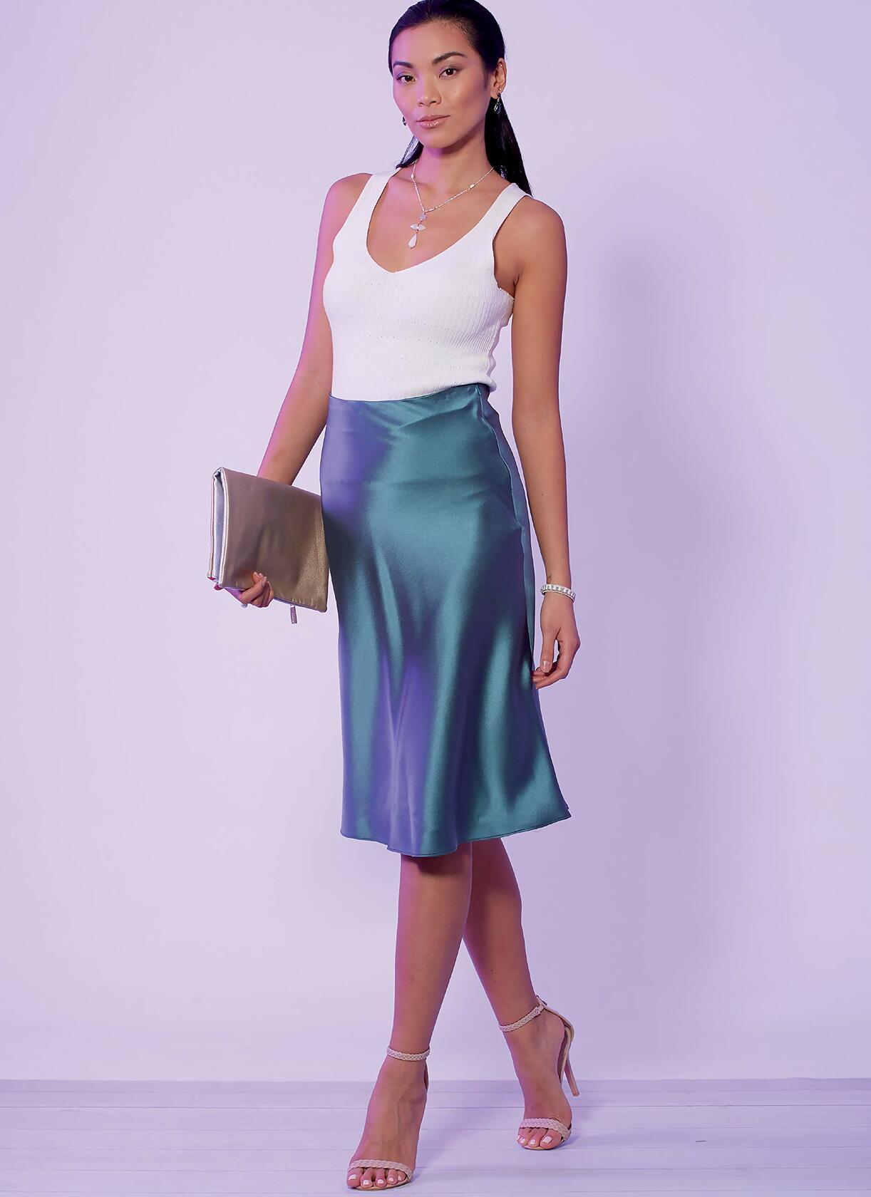 McCall's Patterns McCall's Women's Close Fit Skirt Sewing, Sizes 14-22 Patterns,