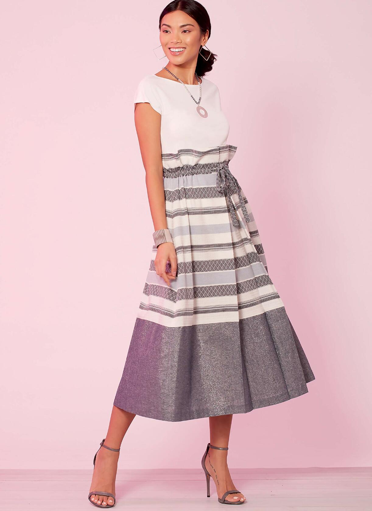 McCall's M7932Z Women's Loose-Fitting Drawstring Skirt Sewing Patterns, Sizes