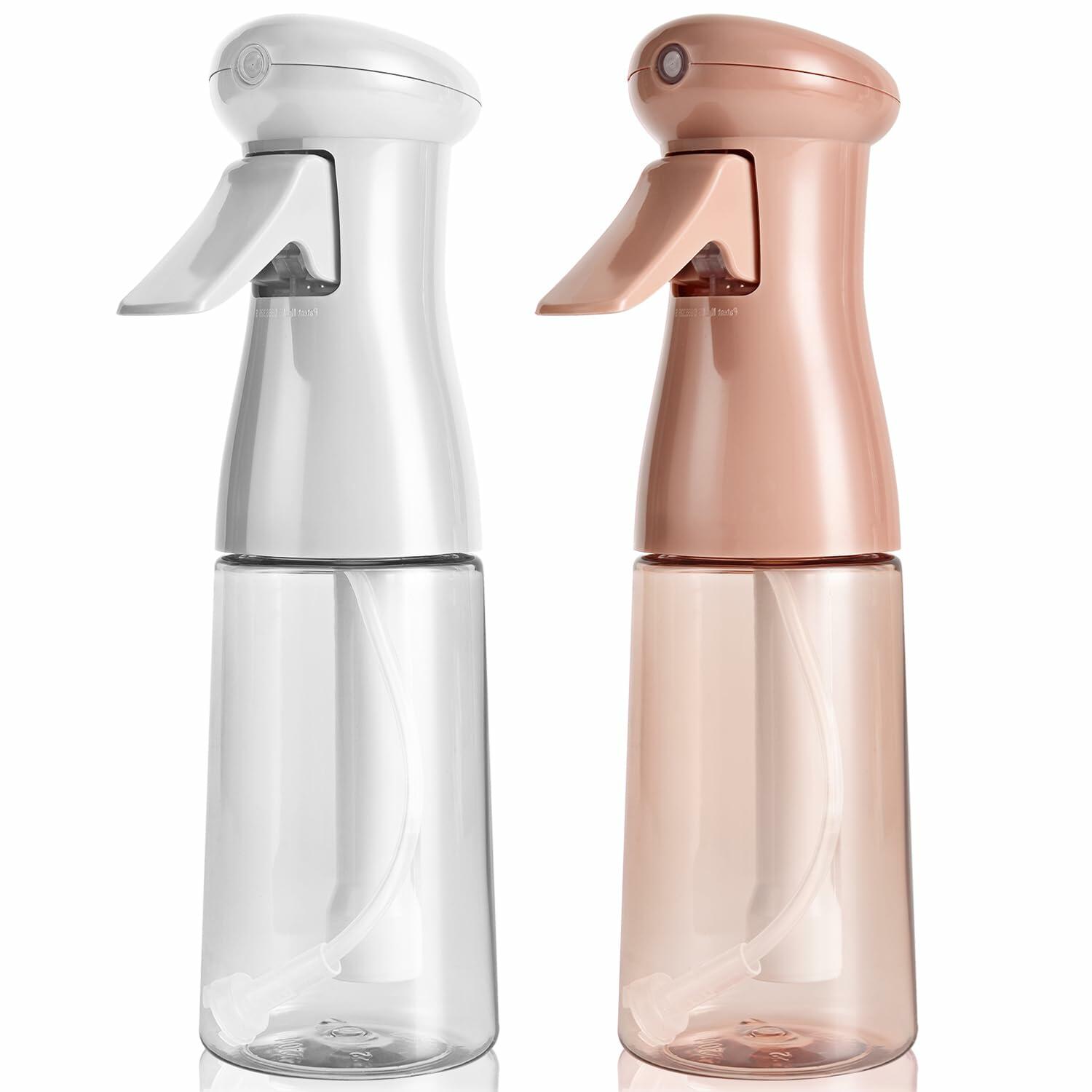 Spray Bottle For Hair, Continuous Mister Empty Spray Bottles, Ultra Fine Mist