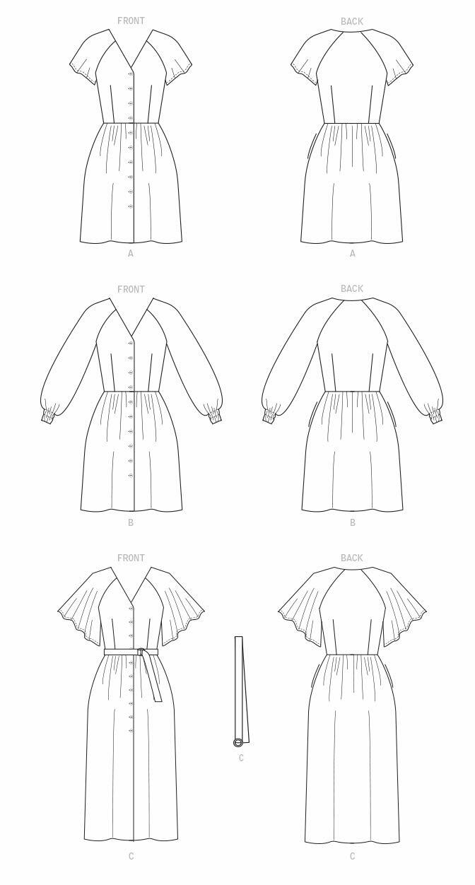 McCall Pattern, 6-8-10-12, 6-8-10-12-14.