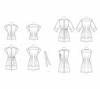 McCall Pattern Women's Loose Fitting Blouse and Dress, Sizes 6-14 Sewing Pattern
