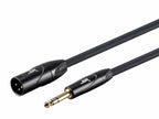 Monoprice XLR Male to 1/4Inch TRS Male Cable - 15 Feet | 16AWG, Gold Plated -