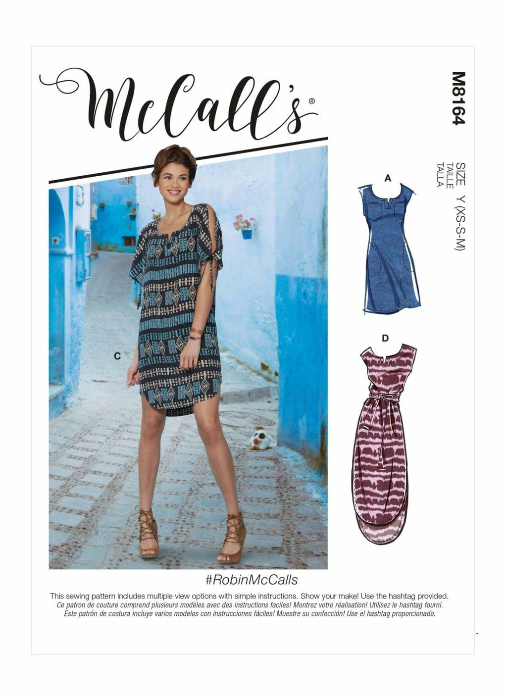 McCall's M8164ZZ Misses Dress, ZZ (L-XL-XXL)
