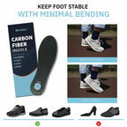Carbon Fiber Insole – Rigid Foot Plate for Hallux Rigidus, 8.46In-Women's 5.5-6