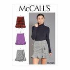 McCall Pattern McCall's Women's Flounce Skirt, Sizes 14-22 Sewing Pattern,
