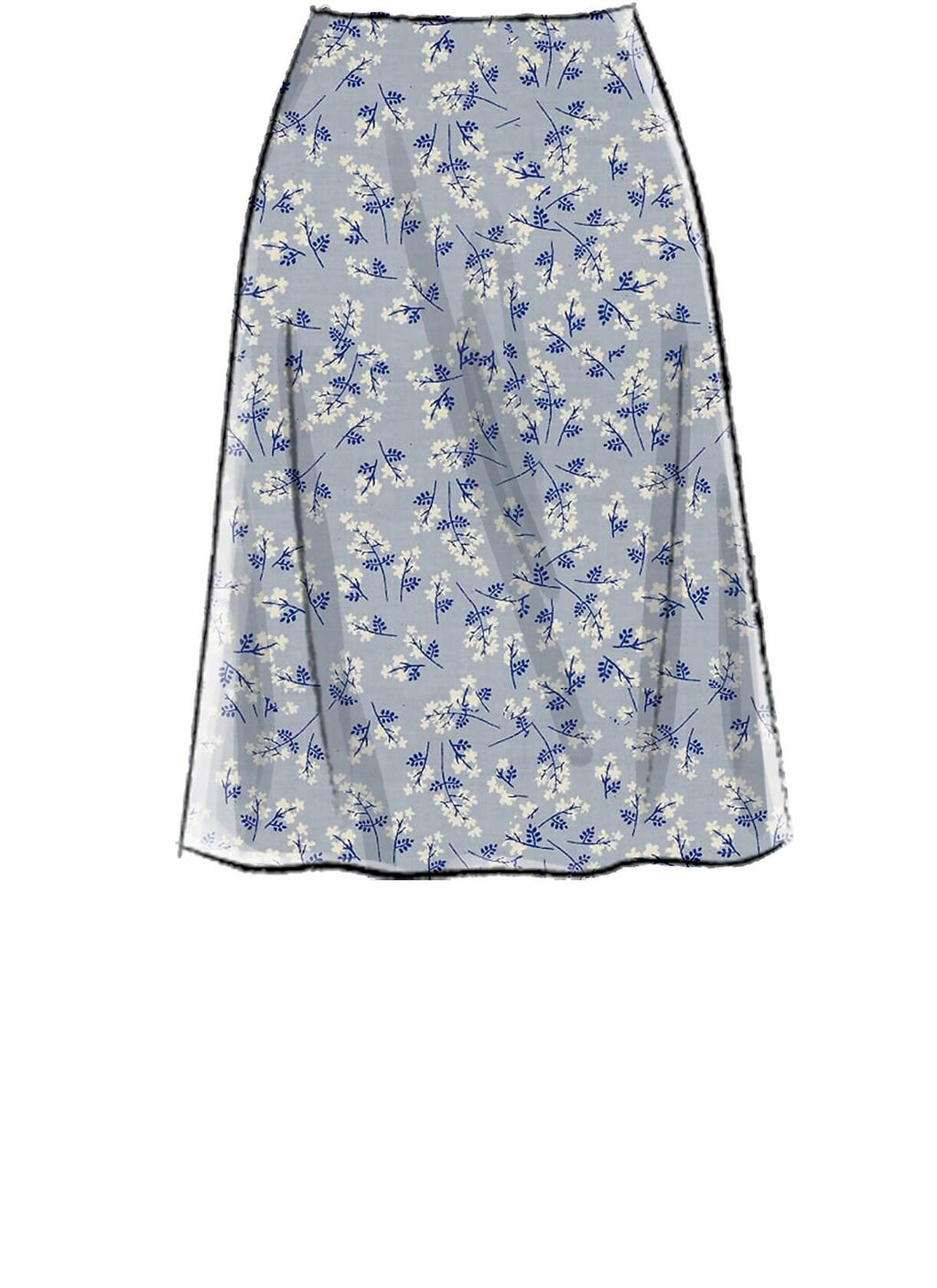 McCall's Patterns McCall's Women's Close Fit Skirt Sewing, Sizes 14-22 Patterns,