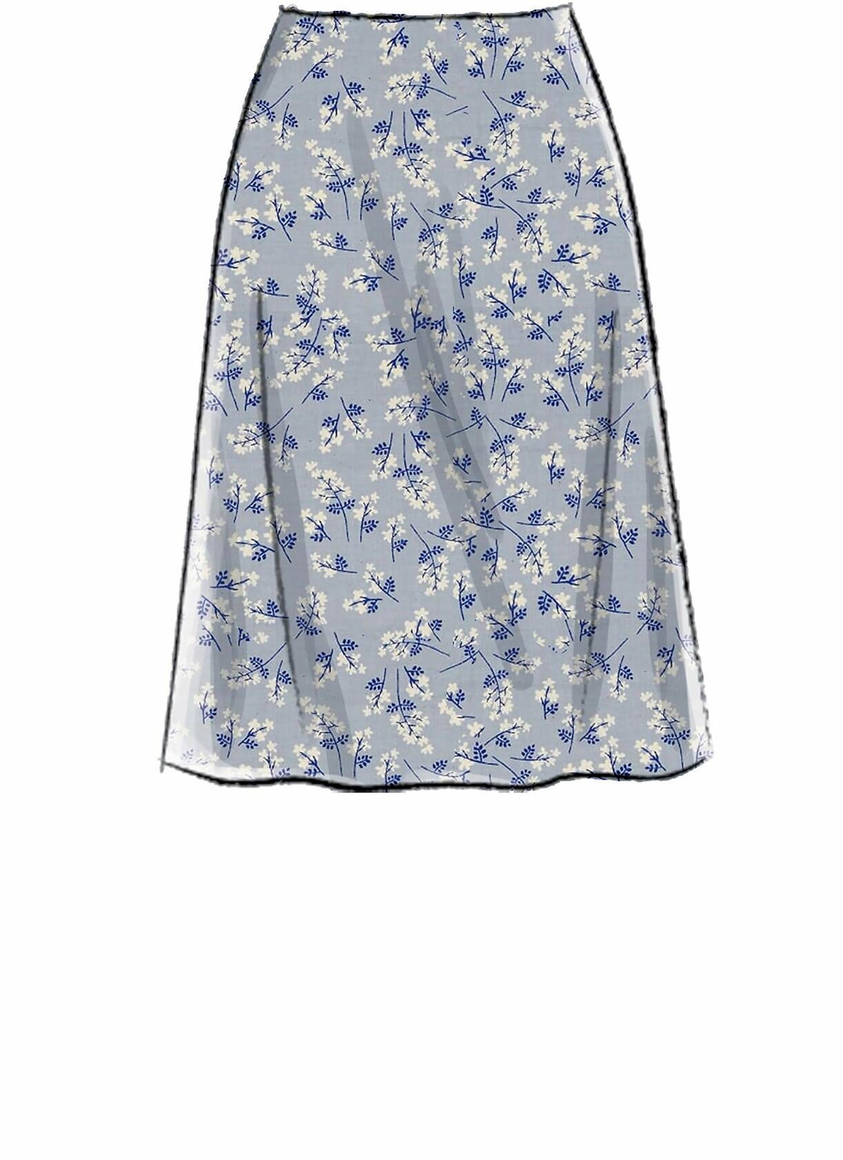 McCall's Patterns McCall's Women's Close Fit Skirt Sewing, Sizes 14-22 Patterns,