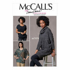 McCall's Women's Close-Fitting Pullover Top and Tunic Sewing Patterns by