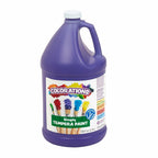 1 Gallon Colorations Paraben-Free Tempera Paint for Kids Vibrant Violet.