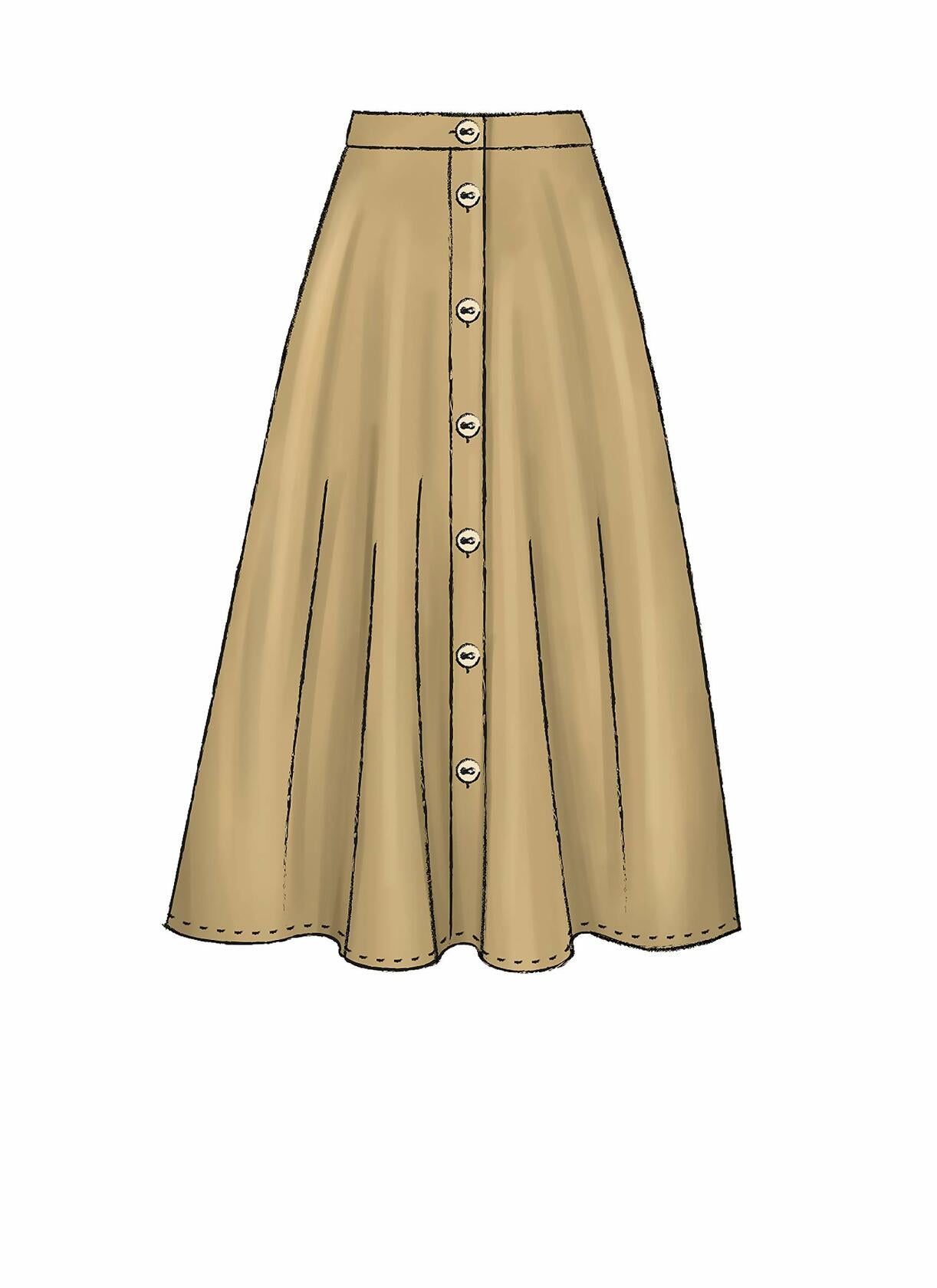 McCall Pattern Company McCall's Women's Unlined Skirt Sewing Patterns, Sizes