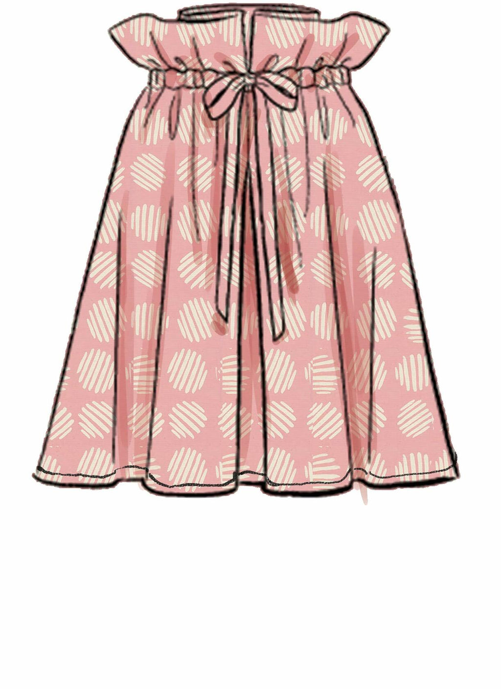 McCall's M7932Z Women's Loose-Fitting Drawstring Skirt Sewing Patterns, Sizes