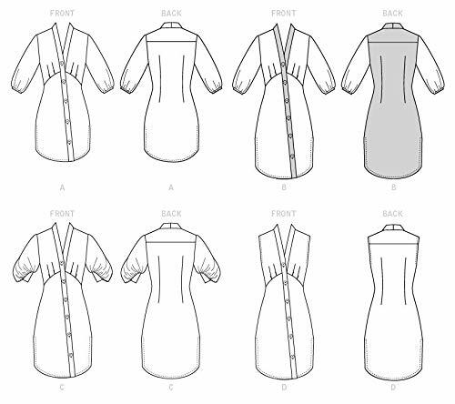 McCall Pattern Women's Fitted Tunic and Dress, Sizes 6-14 Sewing Pattern