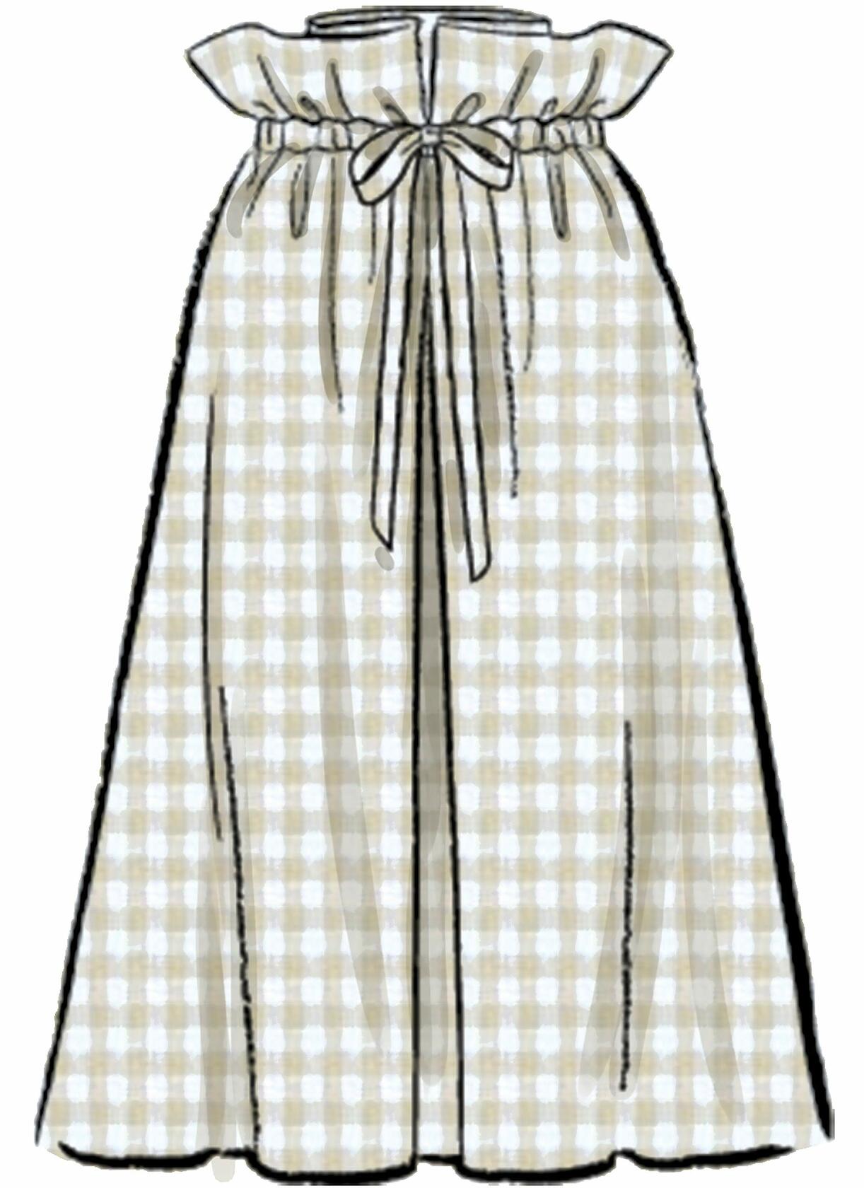 McCall's M7932Z Women's Loose-Fitting Drawstring Skirt Sewing Patterns, Sizes