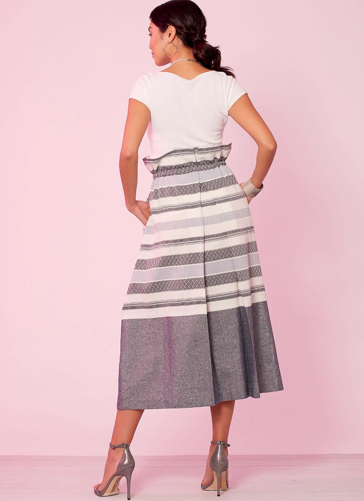McCall's M7932Z Women's Loose-Fitting Drawstring Skirt Sewing Patterns, Sizes