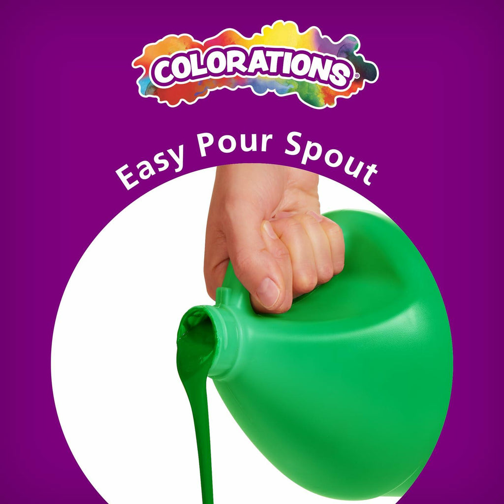 1 Gallon Colorations Paraben-Free Tempera Paint for Kids Vibrant Violet.