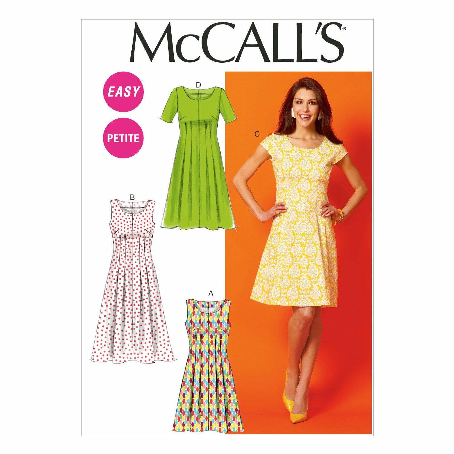 McCall Pattern Company M6958 Misses'/Miss Petite/Women's/Women's Petite Dresses,