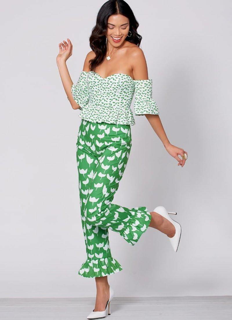 McCall's Patterns McCall's Women's Pants, Crop Tank, Shoulder Top, Sizes 14-22