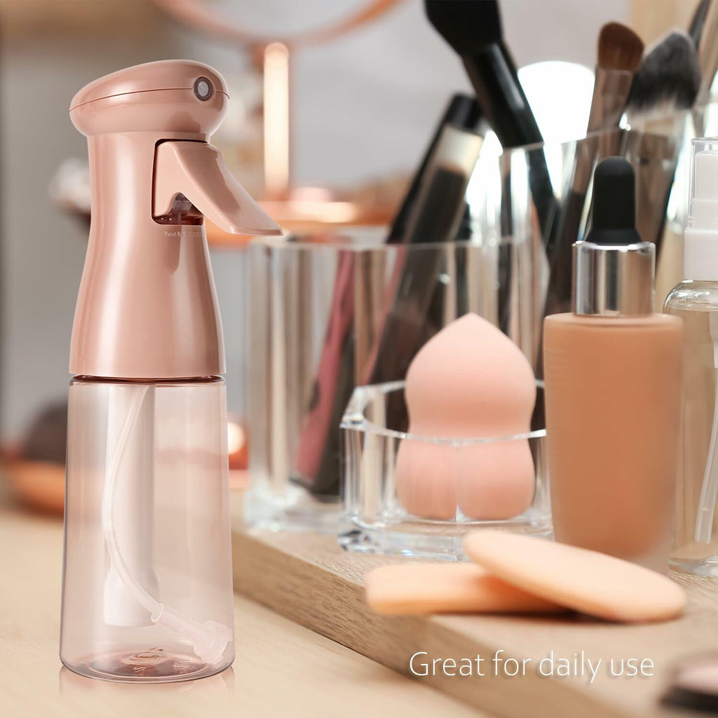 Spray Bottle For Hair, Continuous Mister Empty Spray Bottles, Ultra Fine Mist